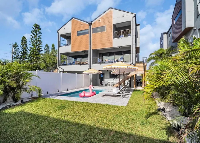 Walk2beach, Heated Salt Pool, Pool Table, Gameroom Vakantiehuis *